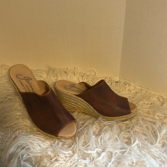 Top luxury brand GAIMO espadrille wedge sandals Size 37 - Picture 2 of 7
